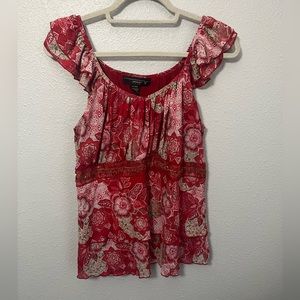 Venezia Floral Tank Top Size 18/20W